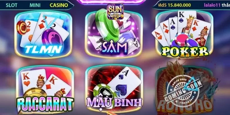 Sun52 34 Sân chơi đánh bài đổi thưởng xanh chín